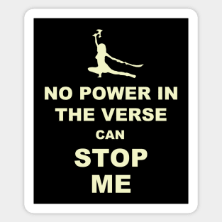 No Power In the Verse Sticker